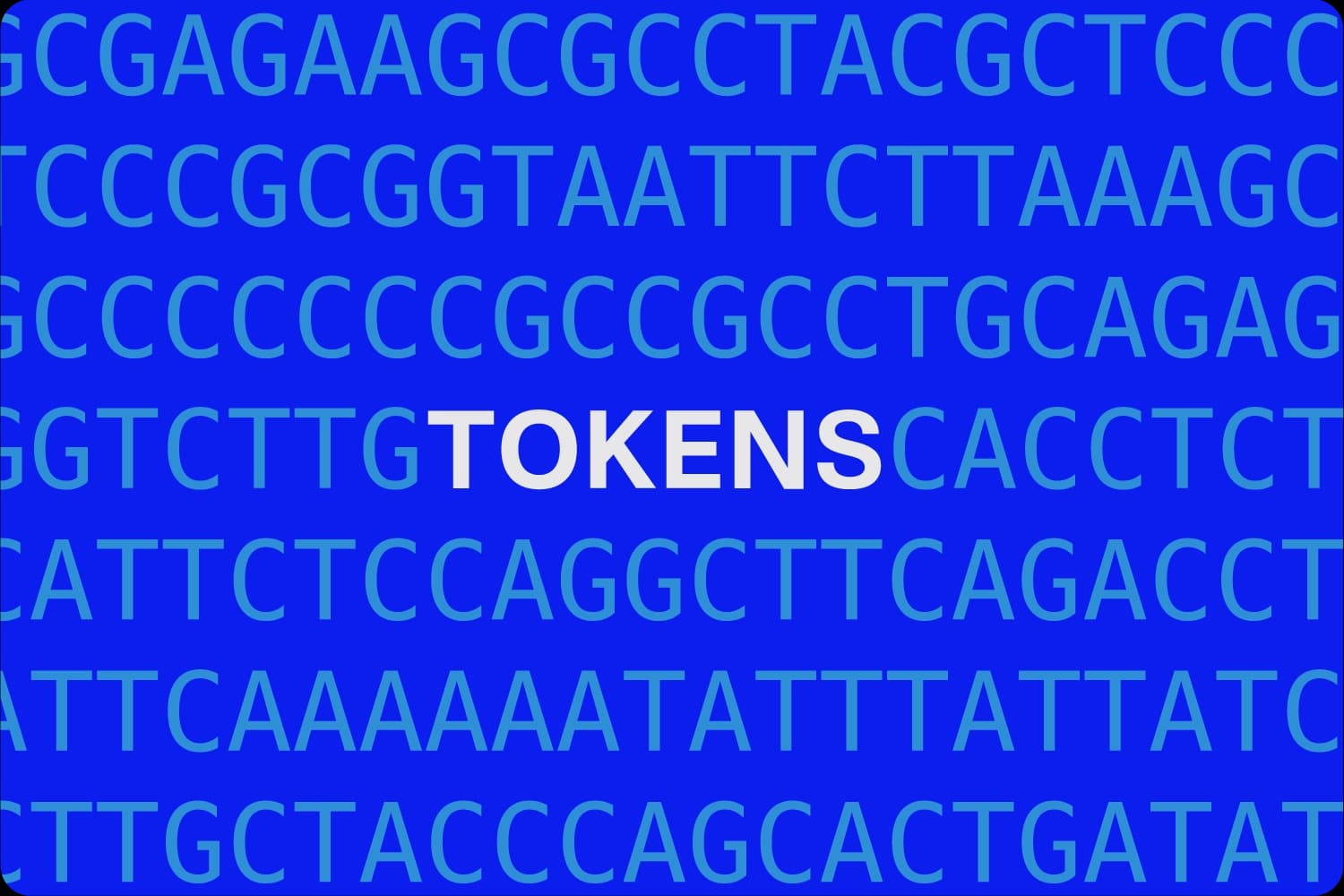 Genetic code surrounding the word 'tokens'